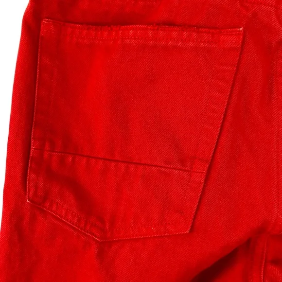 Golden Goose Red Mid-Rise Jeans - Picture 10 of 16